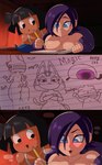 :3 anthro big_breasts blush bob_cut breast_rest breasts butt cleavage clothed clothing creating_art crossed_arms drawing female frown group heart_eyes heart_symbol male multiple_poses nude open_mouth open_smile parody pencil_(object) pose smile uraeus wraps gammainks minus8 animal_crossing ankha_zone disney mei_lee_drawing_in_notebook nintendo pixar turning_red ankha_(animal_crossing) minus8_(character) zone-tan domestic_cat felid feline felis human mammal absurd_res digital_media_(artwork) hi_res meme redraw