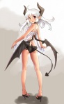 ahoge bare_legs bare_shoulders black_panties blush butt choker demon demon_wings female hair high_heels horn katahira_masashi looking_at_viewer looking_back original panties pointy_ears red_eyes smile solo spade_tail succubus underwear underwear_only white_hair wings
Rating: Questionable
Score: 4
User: AnacondaRifle
Date: March 24, 2014