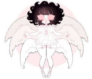 alternative_fashion bangs black_hair clothing crop_top curvy_figure ero_lolita eyelashes feathered_wings feathers female hair j-fashion legwear lolita_(fashion) not_furry pear-shaped_figure shirt simple_background solo thigh_highs topwear wide_hips wings dreamalgia ash_kinoshita angel angel_humanoid humanoid winged_humanoid absurd_res digital_media_(artwork) hi_res light_theme nonbinary_(lore)