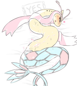 :< after_sex animal_genitalia animal_vulva bed bedding big_pupils blush blushing_profusely bodily_fluids cetacean_genitalia cetacean_vulva cum cum_inside cum_on_body cum_on_vulva cum_splatter cum_trail emoticon female feral furniture genital_fluids genitals heart_eyes heart_reaction heart_symbol looking_down looking_down_at_self lying lying_on_bed on_bed open_mouth pillow pupils red_eyes shaking simple_background solo sweat trembling vulva white_background yes-no_pillow yes_pillow moocow nintendo pokemon generation_3_pokemon milotic pokemon_(species) meme shaded simple_shading