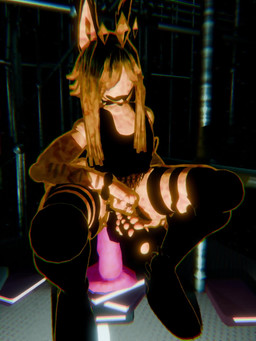 anal anal_penetration big_ears dildo dildo_in_ass dildo_insertion erection eyeless femboy hair male multicolored_body multicolored_hair object_in_ass orange_body penetration scar sex_toy sex_toy_in_ass sex_toy_insertion smile solo thick_thighs reginabelli humanoid 3:4 animated hi_res no_sound short_playtime video
