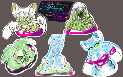 anthro bone dissolving female forced forced_transformation goo_transformation skull solo transformation transformation_sequence water mexelements sega sonic_adventure sonic_the_hedgehog_(series) chaos_(sonic) rouge_the_bat bat elemental_creature mammal water_creature 2026 hi_res