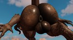 16:9 3d_(artwork) 5_fingers anus balls big_anus big_balls big_butt black_claws brown_anus brown_balls brown_body butt butt_shot butt_tattoo claws deathclaw digital_media_(artwork) enclave_(fallout) enclaw_(willie_piv) fallout fingers genitals glistening glistening_balls glistening_butt glistening_genitalia hi_res horn huge_butt long_horn looking_at_viewer looking_back male microsoft monster nude presenting presenting_hindquarters puffy_anus pupils reptile roblox scalie simple_background sky skyscape slit_pupils solo spikes star tail tattoo text watermark widescreen willie_piv yellow_eyes