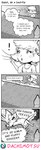 accessory anthro bed blush blush_stickers bouncing cheek_tuft dialogue facial_tuft female furniture hair_accessory magic screentone solo speech_bubble text tuft whiskers yonkoma dachimotsu we're_a_party_and_you're_invited! mono_(dachimotsu) animal_humanoid humanoid lagomorph lagomorph_humanoid leporid_humanoid mammal mammal_humanoid rabbit_humanoid black_and_white comic english_text hi_res monochrome right_to_left