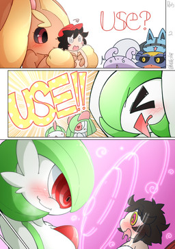 anthro blush breasts clothing female green_hair group hair hat hat_only headgear headgear_only headwear headwear_only hypnosis larger_female male mind_control mostly_nude size_difference smaller_human text three_frame_image hinata_sakamoto nintendo pokemon pokemon_legends_arceus rei_(pokemon) garchomp gardevoir generation_3_pokemon generation_4_pokemon generation_8_pokemon hisuian_form hisuian_goodra human humanoid kirlia lopunny lucario mammal pokemon_(species) ralts regional_form_(pokemon) comic english_text hi_res
