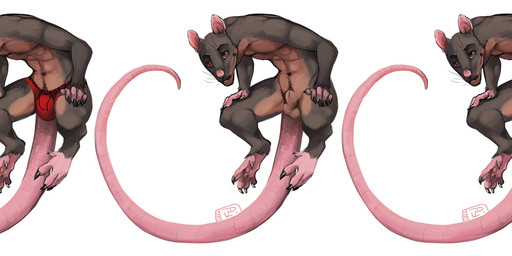 animal_genitalia anthro athletic athletic_anthro athletic_male balls black_body black_fur bulge clothed clothing countershade_balls countershade_crotch countershade_face countershade_genitalia countershade_neck countershade_torso countershading erection fully_sheathed fur genitals humanoid_genitalia humanoid_penis male male_anthro nude nude_anthro nude_male penis pink_body red_eyes sheath simple_background smile solo spread_legs spreading tan_body tan_fur tan_penis teeth topless topless_anthro topless_male underwear underwear_only whiskers white_background i-psilone shephard mammal murid murine rat rodent 2017 hi_res multiple_images