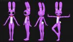 anthro bow_(feature) bow_tie crossgender female machine mtf_crossgender simple_background solo the_weaver thirteeenth five_nights_at_freddy's scottgames bonnie_(fnaf) weaver_bonnie animatronic lagomorph leporid mammal rabbit robot 3d_(artwork) digital_media_(artwork) hi_res