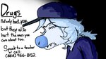 abstract_background anthro baseball_cap blue_eyes blue_hair bodily_fluids clothing grey_body grey_scales hair hat headgear headwear looking_at_viewer male phone_number scales sharp_teeth snout solo tears teeth text faustanon cavemanon_studios snoot_game cooly_fooly_(snoot_game) dinosaur dromaeosaurid microraptor prehistoric_species reptile scalie theropod 16:9 2024 digital_drawing_(artwork) digital_media_(artwork) english_text hi_res widescreen