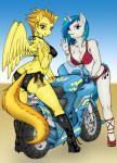 2014 anthro big_breasts bikini breasts butt cleavage clothed clothing duo ear_piercing equine erect_nipples female friendship_is_magic horn horse lesbian longinius mammal motorcycle muh-arts my_little_pony nipples pegasus piercing pony skimpy spitfire_(mlp) swimsuit unicorn vinyl_scratch_(mlp) wings wonderbolts_(mlp)
Rating: Questionable
Score: 30
User: Robinebra
Date: January 25, 2014