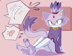 5_toes anthro barefoot clothed clothing feet female foot_fetish humanoid_feet plantigrade purple_body soles solo tail toes tongue dunce-leaf sega sonic_the_hedgehog_(series) blaze_the_cat domestic_cat felid feline felis mammal 4:3 hi_res