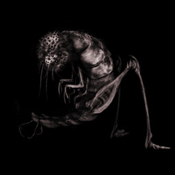 ambiguous_gender arthropod_abdomen black_background exoskeleton feral mandibles multi_eye side_view simple_background solo text trypophobia louceph cthulhu_mythos h._p._lovecraft arthropod mi-go_(h.p._lovecraft) 1:1 artist_name full-length_portrait greyscale hi_res monochrome portrait