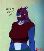 2020 2d_animation abs amelia_cresci animated anthro big_breasts blue_body body_size_growth breast_expansion breasts choker cleavage clothed clothing dialogue dragon expansion female frame_by_frame growth huge_breasts hyper hyper_breasts jewelry meme muscle_growth muscular muscular_anthro muscular_female mythological_creature mythological_scalie mythology necklace nipple_outline nipples pecs ryuakira scalie short_playtime size_transformation small_head solo sound torn_clothing transformation until_it_snaps webm