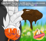 abs anthro balls big_balls big_penis bodypaint candy caption chocolate chocolate_drip chocolate_on_penis crotch_tuft dessert easter_balls easter_egg emoji euphemism food food_fetish food_play fur genitals holiday_message holidays huge_balls logo male multicolored_body multicolored_fur muscular muscular_male outside painted_balls penis saggy_balls selfie small_but_hung solo text tuft two_tone_body two_tone_fur vein veiny_penis pepperbunny easter snapchat pepper_bunny_(character) lagomorph leporid mammal rabbit english_text young_(lore)