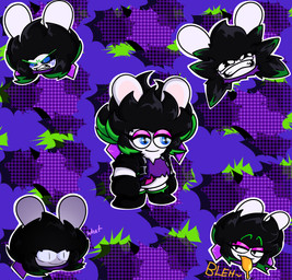 amethyst_(gem) angry anthro black_boots black_clothing black_eyes black_footwear black_hair black_handwear black_jacket black_mittens black_sclera black_topwear blue_eyes bodily_fluids boots clenched_teeth closed_smile clothed clothed_anthro clothed_female clothing dialogue disembodied_head ear_piercing expressions eyebrow_through_hair eyebrows eyelashes featureless_crotch female female_anthro flat_chested footwear frown fur furrowed_eyebrows gem green_eyebrows green_hair grey_body grey_fur hair handwear jacket lidded_eyes light long_ears mittens mouth_closed multicolored_hair noseless open_clothing open_jacket open_topwear orange_tongue outline piercing pink_eyelids pupils purple_background purple_clothing purple_ear_piercing purple_shirt purple_topwear saliva saliva_on_tongue shirt shoes short_hair simple_background slit_pupils smile smug_face solo spiky_hair standing tan_inner_ear tears_of_rage teeth text thin_eyebrows tongue tongue_out topwear torn_clothing torn_shirt torn_topwear translucent translucent_hair two_tone_hair white_body white_fur white_outline gboogie32 mario_plus_rabbids_sparks_of_hope nintendo raving_rabbids rayman_(series) ubisoft edge_(mario_plus_rabbids) lagomorph mammal rabbid 2024 colored crossover digital_drawing_(artwork) digital_media_(artwork) english_description english_text lighting
