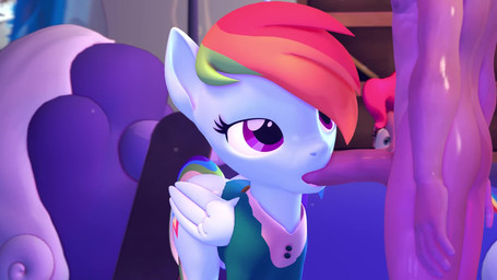 anatomically_correct anatomically_correct_genitalia animal_genitalia animal_vulva bedroom bedroom_sex being_watched bestiality big_butt big_penis blowjob_face blue_body bodily_fluids butt clothed clothed_feral clothing equine_genitalia equine_vulva eyes_closed faceless_character faceless_human faceless_male fellatio female female_on_human female_penetrated feral feral_penetrated genitals group hair happy horse_tail hot_dogging human_on_feral human_penetrating human_penetrating_female human_penetrating_feral interspecies looking_at_another male male/female male_on_feral male_penetrating male_penetrating_female male_penetrating_feral multicolored_hair oral penetration penile penis penis_in_mouth pink_eyes rainbow_hair sex skateboard sweat teeth thick_thighs tongue trio vehicle vulva wide_eyed viksourcensfw vixvix0 friendship_is_magic hasbro my_little_pony pinkie_pie_(mlp) rainbow_dash_(mlp) equid equine horse human mammal pony 16:9 3d_(artwork) 3d_animation animated digital_media_(artwork) hi_res no_sound short_playtime source_filmmaker_(artwork) video widescreen