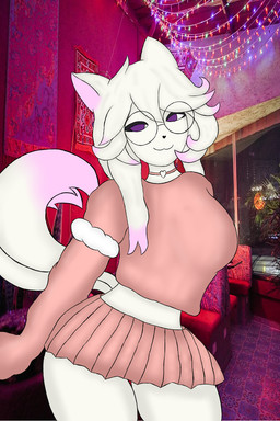 anthro eyewear female glasses wearing_glasses hi_res