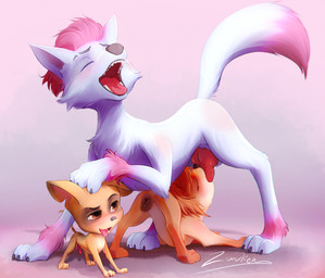 animal_genitalia big_penis crossgender deep_throat dyed_fur erection fellatio female female_feral feral genitals group looking_at_sex male male/female male_feral male_on_top on_top open_mouth oral oral_penetration orgasm_face penetration penile penis sex size_difference tongue tongue_out trio vulva shadowhamham zoruken 100_percent_wolf 200_percent_wolf mythology batty_(100_percent_wolf) freddy_lupin_(100_percent_wolf) twitchy_(100_percent_wolf) canid canine canis chihuahua domestic_dog mammal mythological_canine mythological_creature toy_dog werecanid werecanine werecreature werewolf wolf hi_res