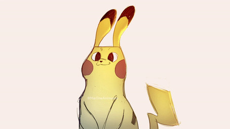 ambiguous_gender animated_gif black_body black_ears black_eyes cheek_spots ears_down ears_up fingers open_mouth pivoted_ears solo tail teeth tongue yellow_body yellow_ears yellow_tail marlineanimates nintendo pokemon generation_1_pokemon pikachu pokemon_(species) 2021 animated short_playtime