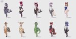 anthro armless big_breasts breasts bulge clothing doll eyewear female glasses glistening glistening_body green_body group gynomorph horn implied_transformation intersex leotard male null_bulge on_one_leg simple_background smile standing tail white_background anthromage ailurid american_opossum animal_humanoid animate_inanimate canid canine cat_humanoid deer felid felid_humanoid feline feline_humanoid fennec_fox fish fox humanoid lagomorph leporid living_doll mammal mammal_humanoid marine marsupial mustelid otter rabbit red_panda scalie shark true_fox 2024 digital_media_(artwork) hi_res