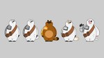 anthro biped black_nose brown_body eye_patch eyewear male simple_background smile solo white_body parker_simmons cartoon_network mao_mao:_heroes_of_pure_heart badgerclops bearclops_(mao_mao) canid canine mammal raccoon_dog tanuki 16:9 official_art widescreen