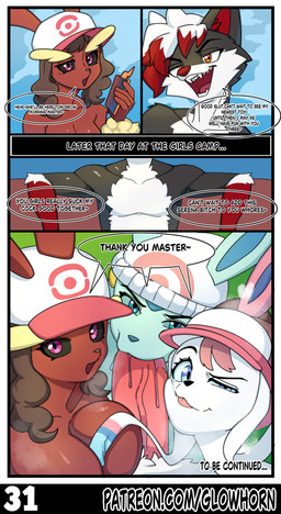 accessory anthro beanie big_breasts big_ears big_penis black_body black_fur black_nose black_sclera blue_body blue_eyes blue_fur blue_nose blue_sclera bodily_fluids braided_hair brainwashing breasts brown_hair cellphone cheating_girlfriend clothing cloud corruption dialogue dominant dominant_anthro dominant_male electronics evil_face evil_grin evil_look eyebrows eyelashes fellatio female fluffy fur genitals glistening glistening_body group group_sex hair hair_accessory hair_bun hairclip hat headgear headwear holding_object holding_phone hypnosis infidelity looking_at_another looking_at_viewer looking_pleasured looking_up magic male male/female master mind_alteration mind_control nude open_mouth oral orange_eyes orgy penile penis penis_on_face phone pigtails pink_body pink_eyes pink_fur pink_hair pink_nose pokeball pokeball_clothing red_body red_fur red_hair red_nose ribbons rubbing_face saliva saliva_on_penis sex sharp_teeth simple_background slave smile smirk smug smug_expression smug_face steam steamy_breath submissive submissive_anthro submissive_female sucking sucking_tip talking_to_another teeth text tongue tongue_out trio twin_braids vein veiny_penis visor white_body white_fur white_hair white_sclera glowhorn nintendo pokemon artifact_the_fox dawn_(pokemon) hilda_(pokemon) rosa_(pokemon) canid canine eeveelution fox generation_1_pokemon generation_4_pokemon generation_6_pokemon glaceon lagomorph leporid lopunny mammal pokemon_(species) rabbit rotom rotom_phone sylveon absurd_res comic english_text hi_res