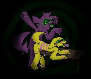 anal anal_penetration anthro balls blush bodily_fluids collar cum cum_while_penetrated dominant dominant_male duo ejaculation erection from_behind_position fur genital_fluids genitals glowing glowing_eyes hair hands-free hypnosis hypnotic_eyes leash leash_pull leashed_collar male male/male male_penetrated male_penetrating mind_control nude open_mouth penetration penile penis ringed_eyes sex side_view simple_background smile submissive submissive_male tail tongue tongue_out canguuro cipher_(canguuro) canid canine canis domestic_dog mammal