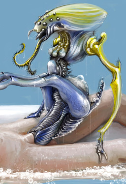 2_fingers balls bath blue_background bodily_fluids breasts bubble cowgirl_position duo erection faceless_character faceless_male featureless_breasts female female_focus female_on_top female_penetrated fingers forked_tongue from_front_position genitals humanoid_genitalia humanoid_penis interspecies larger_male long_tongue male male/female male_on_bottom male_penetrating male_penetrating_female multi_breast multi_eye nightmare_fuel not_furry nude on_bottom on_top partially_submerged penetration penile penile_penetration penis penis_in_vagina saliva sex simple_background size_difference smaller_female smaller_penetrated solo_focus tongue tongue_out unusual_anatomy unusual_genitalia unusual_vulva vaginal vaginal_penetration vulva water wet what where_is_your_god_now meandraco alien human mammal monster 2011 absurd_res hi_res