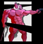 abs aiming_weapon anthro fur gun holding_gun holding_object holding_ranged_weapon holding_shotgun holding_weapon implied_nudity looking_away male muscular muscular_anthro muscular_arms muscular_legs muscular_male navel nipples nude pecs pinata pink_body pink_fur ranged_weapon shotgun smile smirk solo teeth weapon cronolm epic_games fortnite lt._john_llama animate_inanimate camelid living_pinata llama mammal absurd_res hi_res