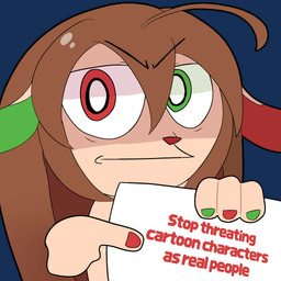 ahoge angry anthro bangs bright_pupils close-up colored_nails emote female fur hair heterochromia holding_object holding_sign long_hair looking_at_viewer nails public_service_announcement red_nose sidelocks sign solo tan_body text toony unimpressed v-shaped_eyebrows zoskylicious svempy_t_hoek canid canine canis chihuahua domestic_dog mammal toy_dog 1:1 alpha_channel digital_media_(artwork) english_text hi_res