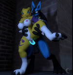 3_fingers 4_fingers anthro armwear balls big_balls big_breasts big_penis biped black_body black_claws black_fur black_nose black_pawpads black_paws blue_balls blue_body blue_fur blush breasts brick bridal_gauntlets chest_spike chest_tuft claws clothed clothed/nude clothing countershade_torso countershading curvy_figure duo eyebrows facial_markings female fingers fur fur_markings genitals glowing glowing_genitalia glowing_penis hand_on_belly hand_on_leg head_markings humanoid_genitalia humanoid_penis legwear male male/female markings mask_(marking) moan muscular muscular_male night nipples nude open_mouth outside_sex pawpads penetration penis pink_nipples pink_pawpads pink_penis purple_body purple_clothing purple_fur pussy red_eyes sex size_difference smile spikes spikes_(anatomy) spread_legs spreading surprised_expression tan_body teeth thigh_highs tomoe_(symbol) tuft vaginal vaginal_penetration wall_(structure) white_body white_fur worried yellow_body yellow_fur nightbotgrey bandai_namco digimon nintendo pokemon lucario_(valorlynz) canid canine digimon_(species) generation_4_pokemon lucario mammal pokemon_(species) renamon 16:9 3d_(artwork) 3d_animation animated crossover digital_media_(artwork) loop no_sound shaded short_playtime webm widescreen