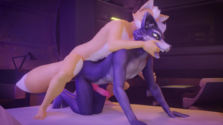 all_fours anal anal_orgasm anal_penetration anatomically_correct anatomically_correct_genitalia anatomically_correct_penis animal_genitalia animal_penis anthro anthro_on_anthro anthro_penetrated anthro_penetrating anthro_penetrating_anthro anthro_penetrating_male bed bedroom bedroom_sex bodily_fluids bouncing_penis butt canine_genitalia canine_penis cum cum_while_penetrated cumshot doggystyle duo ejaculation erection feet finger_fetish finger_in_mouth finger_play fingers fish_hooking fluffy fluffy_tail from_behind_position furniture genital_fluids genitals hands-free interspecies knot male male/male male_penetrated male_penetrating male_penetrating_anthro male_penetrating_male mouth_play nude orgasm penetration penile penile_penetration penis penis_in_ass plantigrade sex tail toes riskyribs sound_warning warfaremachine_(modeler) nintendo star_fox fox_mccloud warfare_fox warfare_wolf_o'donnell wolf_o'donnell canid canine canis fox mammal wolf 16:9 3d_(artwork) 3d_animation animated digital_media_(artwork) hi_res high_framerate lol_comments short_playtime sound video widescreen