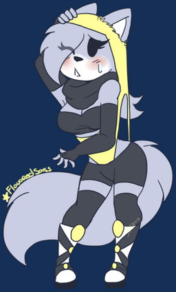 anthro atomic_wedgie black_bottomwear black_clothing black_shorts blush boots bottomwear clothing embarrassed female footwear front_view panties shoes shorts simple_background solo standing torn_clothing torn_panties torn_underwear transparent_background underwear wedgie wedgie_fetish yellow_clothing yellow_panties yellow_underwear flavoredsass felid mammal alpha_channel hi_res