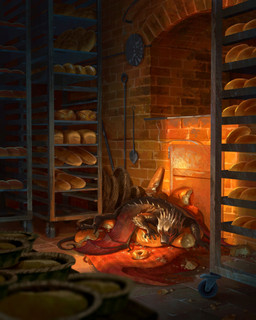 ambiguous_gender appliance bakery black_body black_scales bread feral food inside kitchen_appliance lying membrane_(anatomy) membranous_wings oven red_wings scales solo wings tamberella mythology dragon mythological_creature mythological_scalie scalie 2021 4:5 hi_res