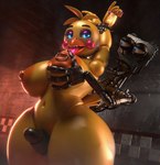 anthro areola arm_grab barbell_piercing beak big_areola big_breasts blue_eyes breast_grab breast_squish breasts colored_nails curvy_figure duo endoskeleton erection eyeshadow female genitals glistening glistening_body glowing glowing_eyes grabbing_from_behind hand_on_breast huge_breasts humanoid_genitalia humanoid_penis inside looking_at_another looking_at_partner looking_at_viewer machine makeup male male/female nails navel nipple_barbell nipple_piercing nipples non-mammal_breasts non-mammal_navel non-mammal_nipples nude nude_anthro nude_female penis piercing purple_eyeshadow purple_nails raised_arms sex sharp_teeth squish teeth thick_thighs thigh_sex tongue tongue_out toothed_beak wide_hips bellathefella69 five_nights_at_freddy's five_nights_at_freddy's_2 scottgames runaboo_chica toy_chica_(fnaf) animatronic avian bird chicken galliform gallus_(genus) phasianid robot robot_anthro 3d_(artwork) digital_media_(artwork) hi_res