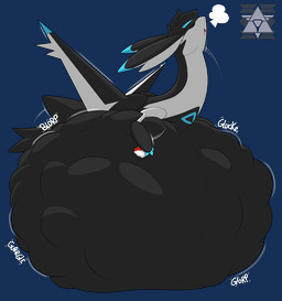 abdominal_bulge belly big_belly black_body digestion digestion_noises female female_pred logo mass_vore multicolored_body multiple_prey pokeball satisfied simple_background smile struggling struggling_prey transparent_background two_tone_body vore white_body wings sentinelwinder nintendo pokemon sonear_(sentinelwinder) generation_3_pokemon latias legendary_pokemon pokemon_(species) alpha_channel artist_logo digital_media_(artwork)