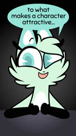 anthro black_tie_(suit) classy clothed clothing costume featureless_chest female feral fur hair light_body light_fur looking_at_viewer looking_pleasured simple_background smile solo suit text kyrakupetsky chikn_nuggit slushi_(chikn_nuggit) canid canine fox mammal 9:16 animated digital_media_(artwork) english_text hi_res short_playtime sound voice_acted webm