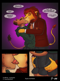 anthro butt butt_grab duo female hand_on_butt hand_on_chest kissing male male/female school text thought_bubble tongue young jace_apollo disney the_lion_guard the_lion_king kion_(the_lion_guard) vitani_(the_lion_king) felid lion mammal pantherine comic english_text hi_res