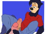 4_toes barefoot big_penis black_nose blackbear canine clothed clothing dog erection foot_fetish footjob gay hindpaw male max_goof paws penis toes
Rating: Explicit
Score: 14
User: DCB80
Date: August 13, 2013