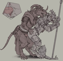 angry angry_sex annoyed anthro anus armor bodily_fluids book bottomless bottomless_female buckteeth chainmail clitoris clothed clothing cuirass digitigrade duo ear_piercing erection female female_penetrated genital_fluids genitals guard headgear helmet horn intraspecies male male/female male_penetrating male_penetrating_female melee_weapon pauldron penetration penile penile_penetration penis penis_in_vagina piercing polearm red_eyes sex simple_background standing standing_sex tail tail_wraps teeth vaginal vaginal_fluids vaginal_penetration vulva weapon wraps crestfallenartist warhammer_(franchise) warhammer_fantasy mammal murid murine rat rodent skaven 2021 digital_drawing_(artwork) digital_media_(artwork)