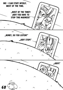 anthro belly big_belly bloated bodily_fluids calling cellphone clothed clothed_anthro clothed_female clothed_male clothing covering_up dialogue eating_disorder electronics facetime farmer feederism female fully_clothed fully_clothed_anthro fully_clothed_female fully_clothed_male furniture group hat headgear headwear huge_belly hyper hyper_belly kitchen_table male morbidly_obese obese obese_anthro obese_female overeating overstuffing overweight overweight_anthro overweight_female phone sad smartphone stuffing sweat sweaty_belly table tears text trio weight_gain worried haseth disney zootopia bonnie_hopps judy_hopps stu_hopps european_rabbit lagomorph leporid mammal oryctolagus rabbit comic english_text hi_res sketch sketch_page