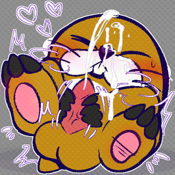 anthro belly belly_markings blush bodily_fluids brown_body brown_fur buckteeth claws cum cum_drip cum_on_arm cum_on_face cumshot dripping ejaculation fur genital_fluids genitals hand_on_penis male markings masturbation pawpads paws penis size_difference smaller_male solo teeth vein conditional_dnp tuvandalist mario_bros nintendo eulipotyphlan mammal mole_(animal) monty_mole low_res