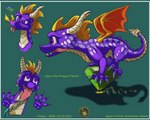 blue_border border feral gem horn licking male scales solo tail text tongue tongue_out whimsical wings fleety_(artist) activision mythology spyro_reignited_trilogy spyro_the_dragon spyro arthropod bee dragon hymenopteran insect mythological_creature mythological_scalie scalie 5:4 absurd_res english_text hi_res