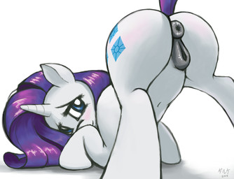 2014 absurd_res anatomically_correct anatomically_correct_pussy animal_genitalia anus ass_up blue_eyes blush butt cutie_mark daruge equine equine_pussy female feral friendship_is_magic fur hair hi_res horn horse long_hair mammal my_little_pony plain_background pony presenting presenting_hindquarters puffy_anus purple_hair pussy rarity_(mlp) solo unicorn white_background white_fur
Rating: Explicit
Score: 29
User: lemongrab
Date: January 11, 2014