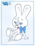 hare joe_randel lagomorph mammal russian sochi_2014_olympics zaika
Rating: Explicit
Score: 1
User: metalslayer777
Date: March 09, 2014