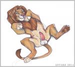 2014 anyare balls feline feral green_eyes lion male mammal penis plain_background solo white_background zilvus
Rating: Explicit
Score: 2
User: Zilvus
Date: April 20, 2014