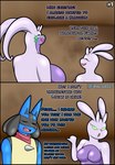 absurd_res al_gx anthro big_breasts black_border blue_body border breasts casual_nudity cave comic crimson_(al_gx) daughter_(lore) dialogue english_text fan_character female generation_4_pokemon generation_6_pokemon goo_creature goodra hi_res logan_(al_gx) lucario male medium_breasts mother_(lore) mother_and_child_(lore) mother_and_daughter_(lore) nintendo opal_(al_gx) parent_(lore) parent_and_child_(lore) parent_and_daughter_(lore) pearl_(al_gx) pokemon pokemon_(species) purple_body scarf size_difference sliggoo slime story text