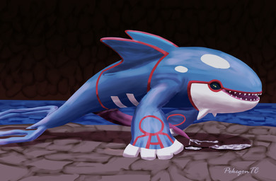 animal_genitalia animal_penis big_penis bodily_fluids cetacean_genitalia cetacean_penis cum cum_on_ground cumshot detailed_background ejaculation erection exercise feral genital_fluids genital_slit genitals hand_on_penis male masturbation open_mouth orgasm penile penile_masturbation penis push-up solo tapering_penis training underground water pokegontc nintendo pokemon generation_3_pokemon kyogre legendary_pokemon pokemon_(species) 2020 absurd_res digital_media_(artwork) hi_res