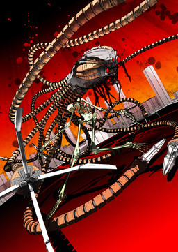 ambiguous_feral ambiguous_gender ambiguous_humanoid bone cable claws duo dutch_angle feral gradient_sky machine not_furry orange_tentacles red_eyes science_fiction skeleton sky tentacles deino_(artist) the_matrix animated_skeleton humanoid robot sentinel_(the_matrix) undead 2008 3d_(artwork) autodesk_3ds_max_(artwork) cel_shading digital_media_(artwork) red_theme shaded warm_colors
