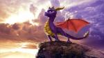 claws clay clifftop cloud detailed_background dirt feral horn leaf looking_away membrane_(anatomy) membranous_wings outside pose purple_body purple_eyes purple_scales rock scales solo sunrise tail wings activision mythology spyro_the_dragon spyro dragon mythological_creature mythological_scalie scalie 16:9 hi_res official_art wallpaper widescreen