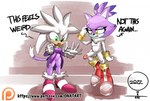 after_transformation anthro breasts clothing duo female footwear genitals green_eyes head_swap male nipples patreon_logo penis purple_body pussy shoes surprise text white_body onat patreon sega sonic_the_hedgehog_(series) blaze_the_cat silver_the_hedgehog domestic_cat eulipotyphlan felid feline felis hedgehog mammal 2017 english_text